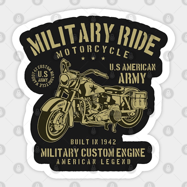 Military Ride Sticker by PaunLiviu